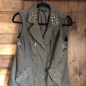Velvet Heart Distressed Vest